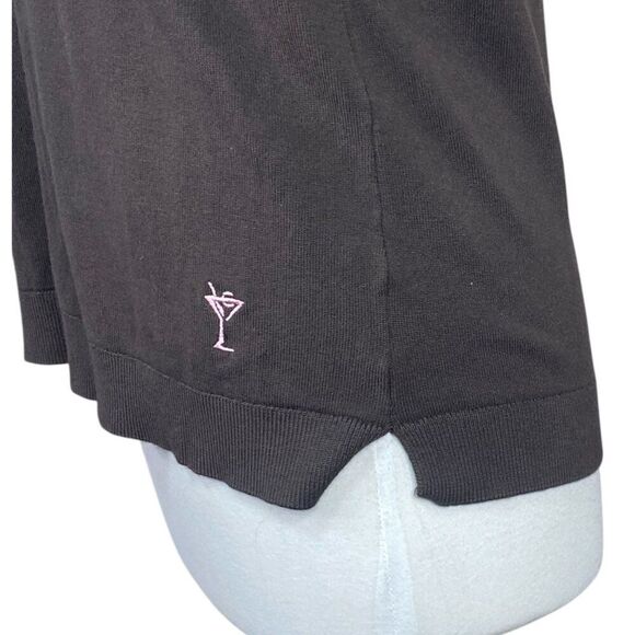 Golftini Brown Sweater Size Medium - Picture 4 of 6